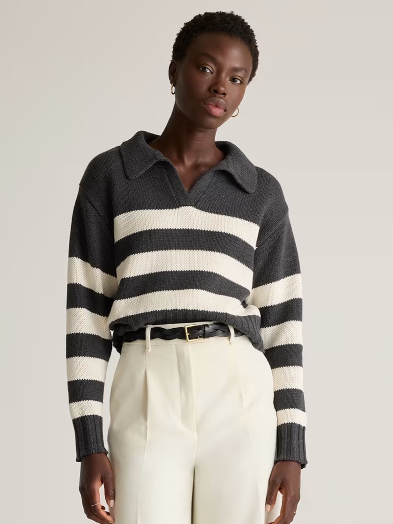 Quince Polo Sweater